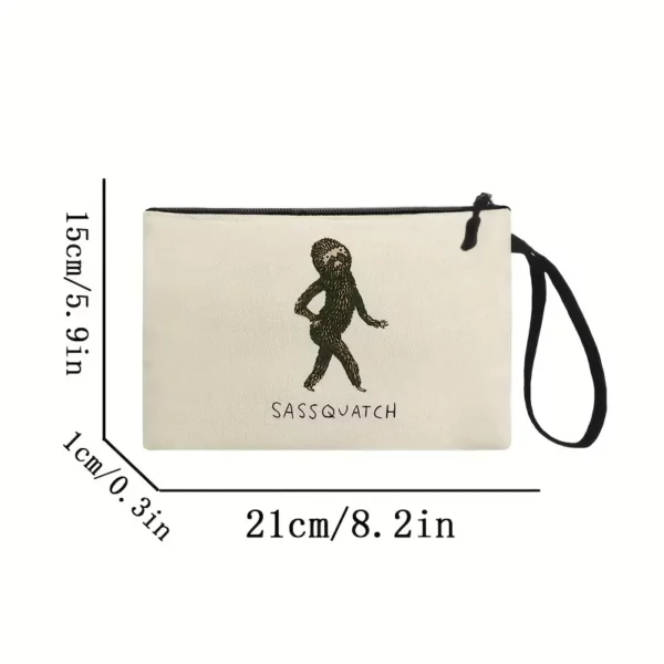 Sasquatch Cosmetic Purse or Handbag - Bigfoot Style - Image 4