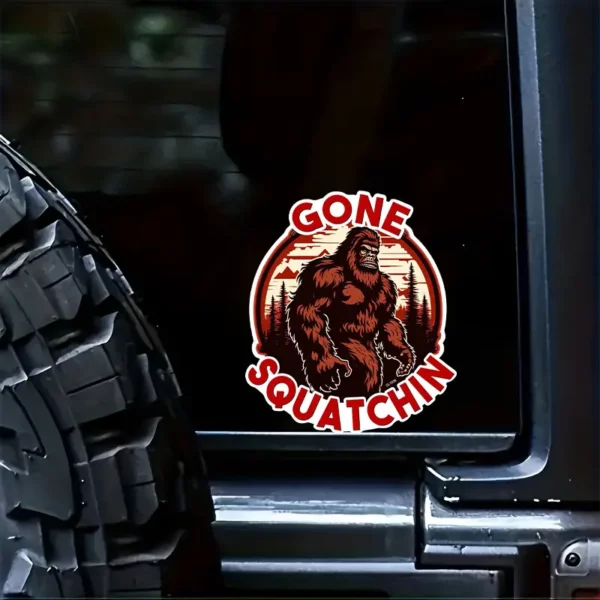 Gone Squatchin Vinyl Decal - Bigfoot Approved - Image 3