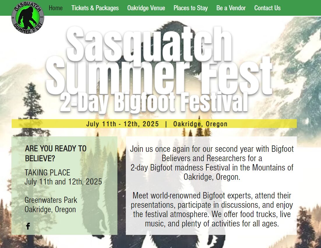 Sasquatch Summer Fest - Oregon July 2025