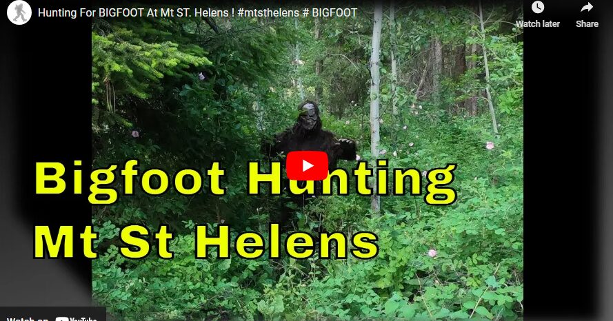 Hunting Bigfoot at Mt St Helens