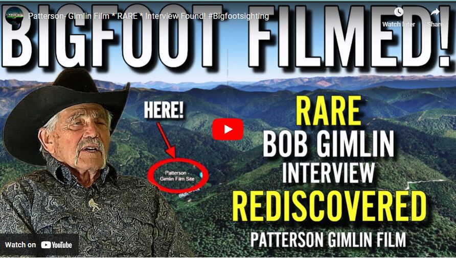 Patterson- Gimlin Film RARE Interview Found