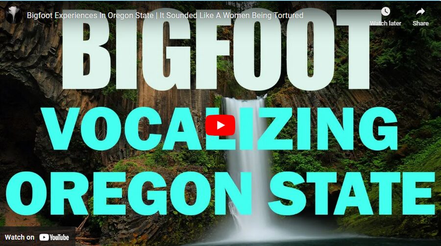 Bigfoot Experiences In Oregon State - It Sounded Like A Women Being Tortured