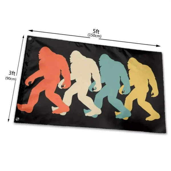 Bigfoot Flag MultiColor