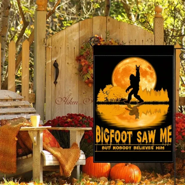 Garden Flag - Bigfoot saw Me