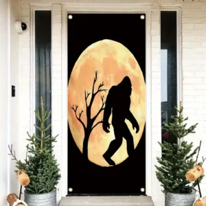 Door Banner Bigfoot Halloween