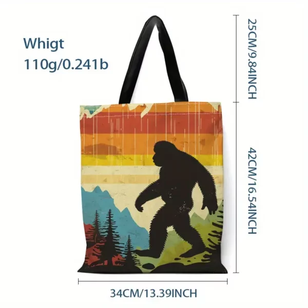 Bigfoot Tote bag