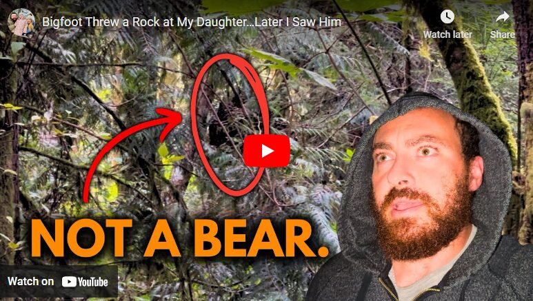 Bigfoot Threw a Rock at My Daughter…Later I Saw Him