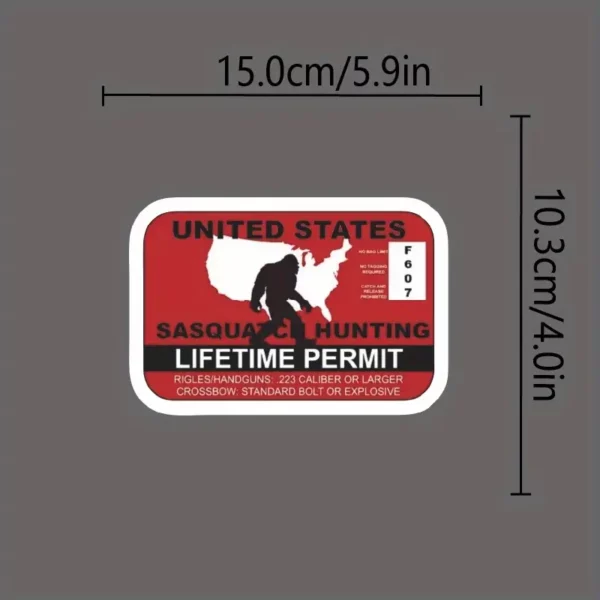 Bigfoot Lifetime Hunting Permit