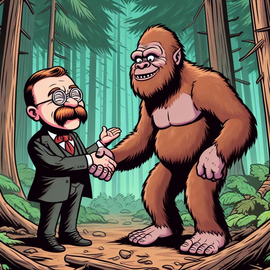 Theodore Roosevelt and his Bigfoot Encounter