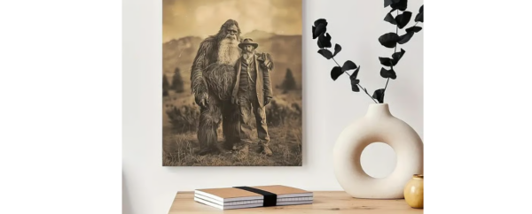 Canvas Print - 19th Century Bigfoot