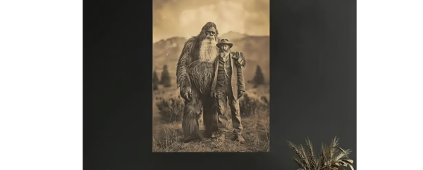 Canvas Print - 19th Century Bigfoot