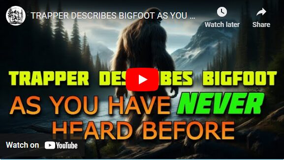 TRAPPER DESCRIBES BIGFOOT AS YOU HAVE NEVER HEARD BEFORE