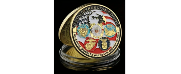 US Armed Forces Commemorative Challenge Coin You will get 1 Coin in this package, A great coin to have on hand to give to the Veterans you see…