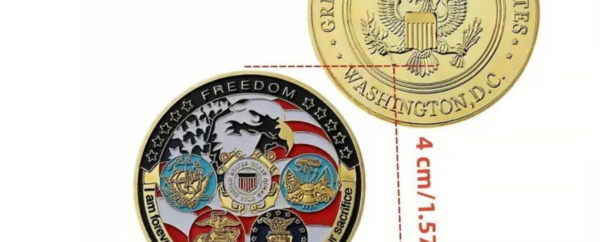 Challenge Coin You will get 1 Coin in this package, A great coin to have on hand to give to the Veterans you see…